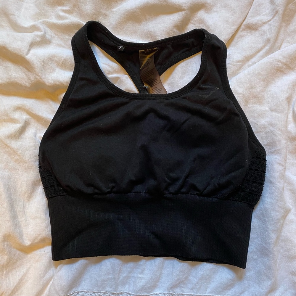 Gymshark long crop black